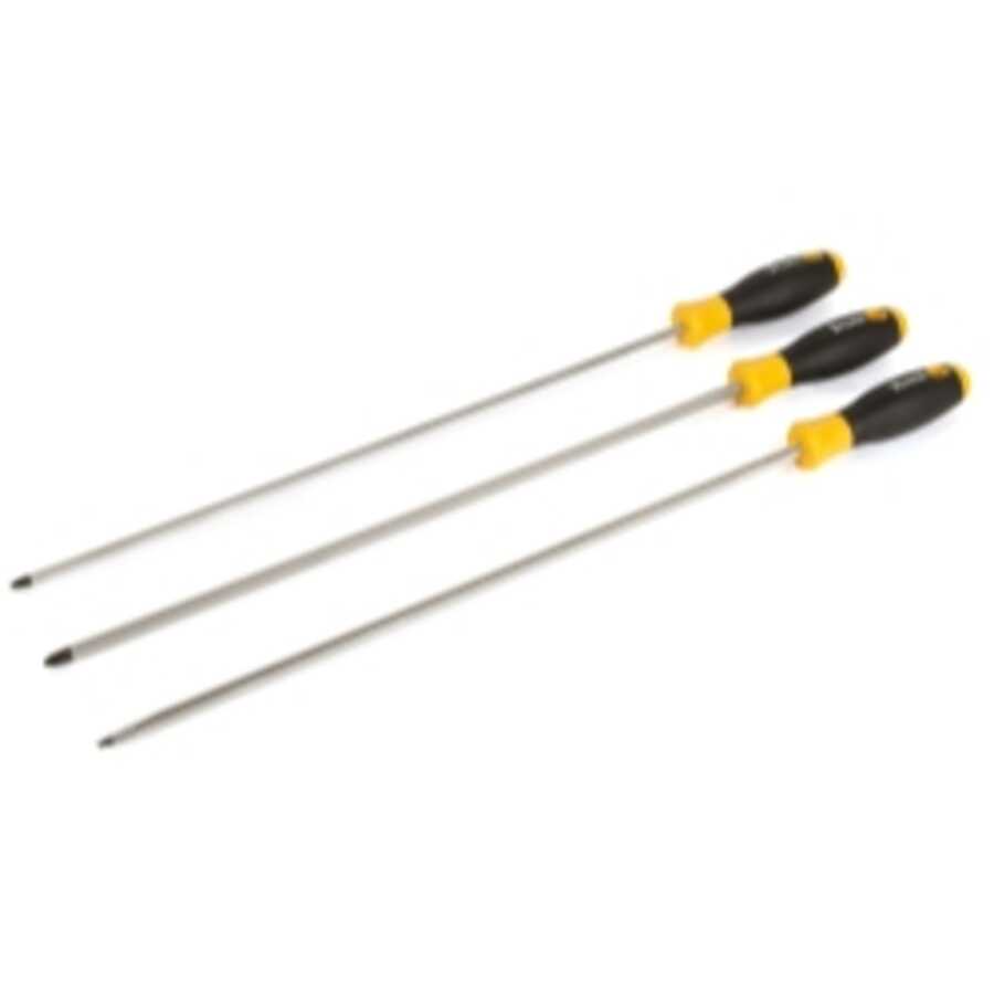 3 Pc. Extra Long Screwdriver Set