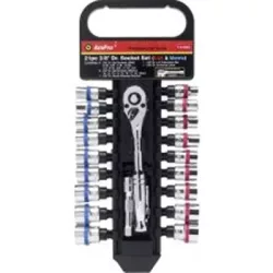 21pc 3/8" Dr Socket Set
