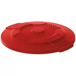 Suncast Commercial 32 Gal Utility Lid Red