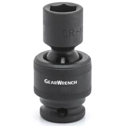 1/2" Drive 6 Point 1/2" Universal Impact Socket