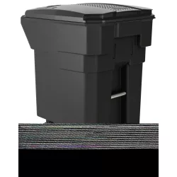 Suncast Commercial 50 Gal Resin Wheeled Trash Can