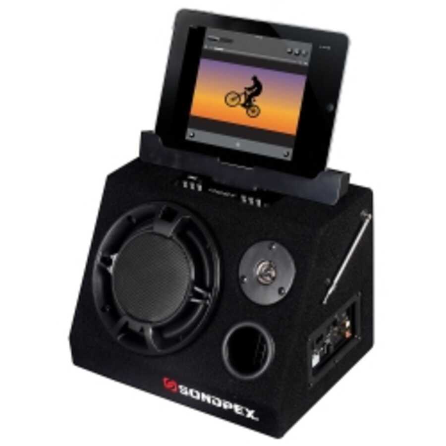 BLUETOOTH ACTIVE SPEAKER SYSTEM W/MOB/TAB DOCKING