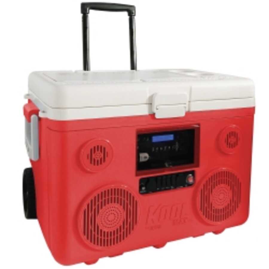 KoolMax Bluetooth Cooler Audio - Red