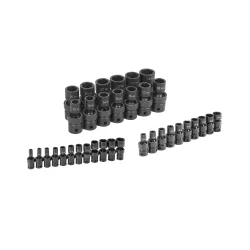 1/4,3/8,1/2 DR Impact socket set kit (image for) 1/4,3/8,1/2 DR Impact socket set kit