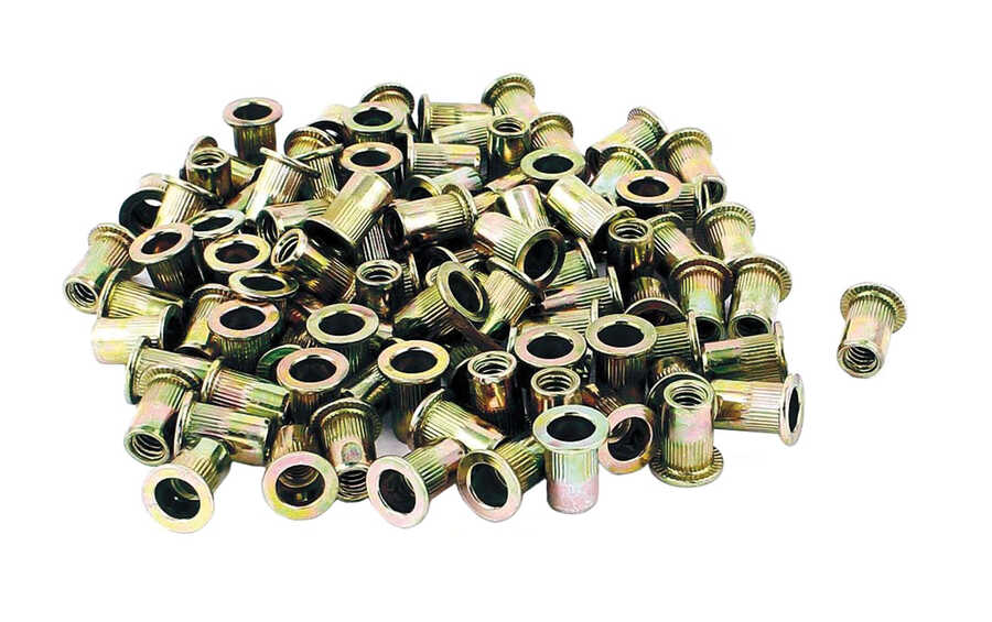 100PC 10-24 STL RIVET NUTS