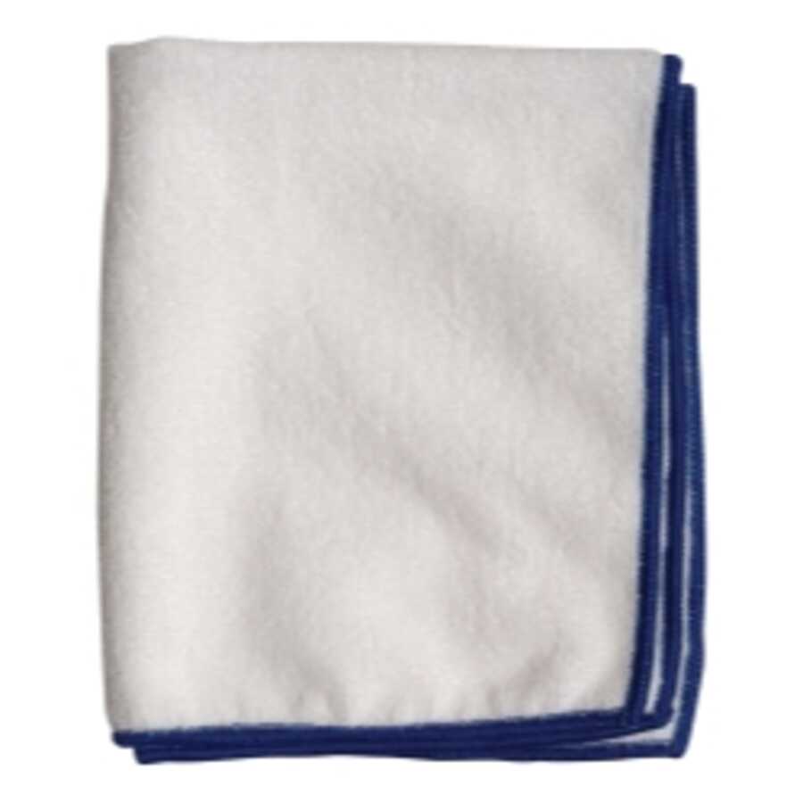 Detailers 16"x16" White microfiber cloth Bag of 12