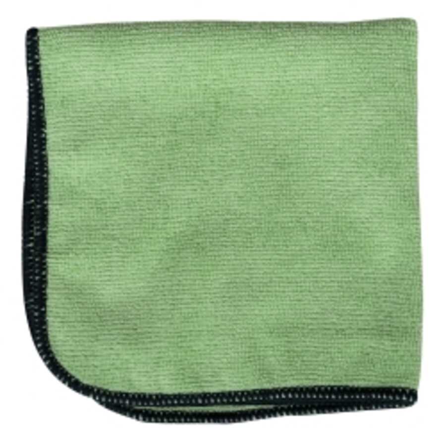 Detailers 12"x12" Green microfiber cloth Bag of 12