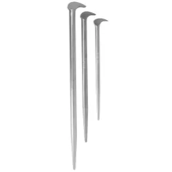 3 PC PLATED ROLLING HEAD PRY BAR SET