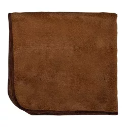 Detailers 16"x16" Brown microfiber cloth Bag of 12