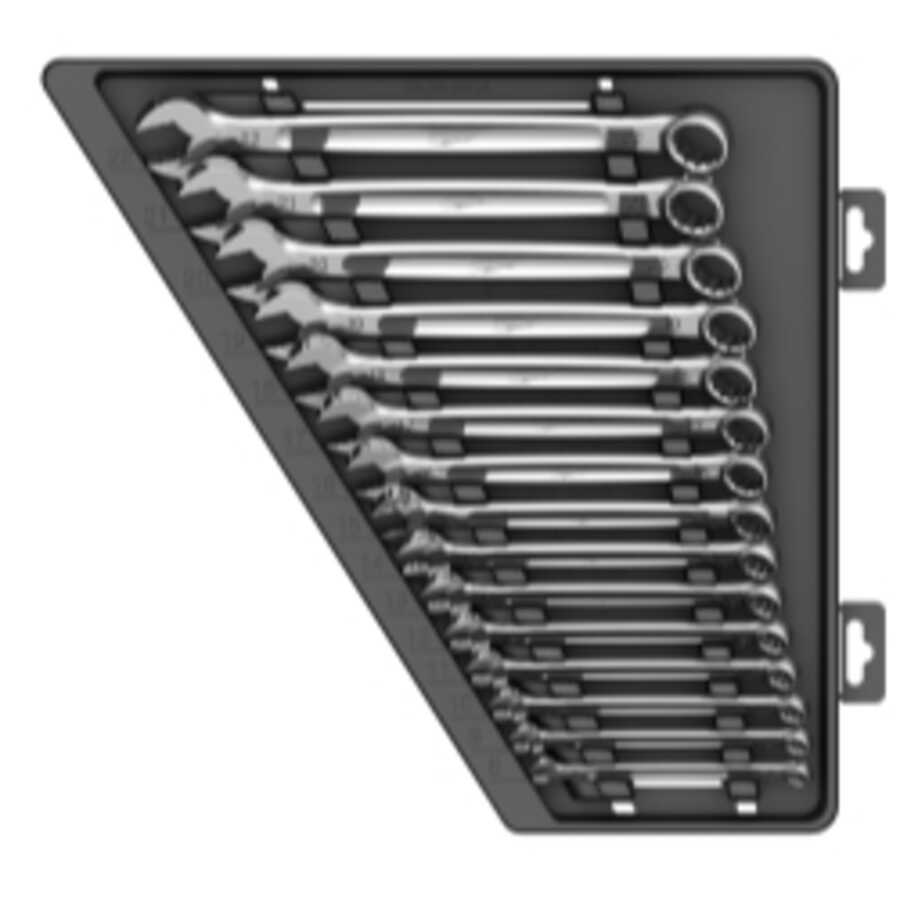 Milwaukee Electric Tools 15pc Combination Wrench Set Metric [249227