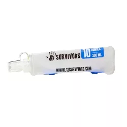 12 SURVIVORS COLLAPSIBLE WATER .3L BOTTLE