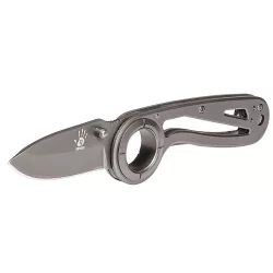 12 SURVIVORS BKE FOLDING KNIFE - TITANIUM FINISH