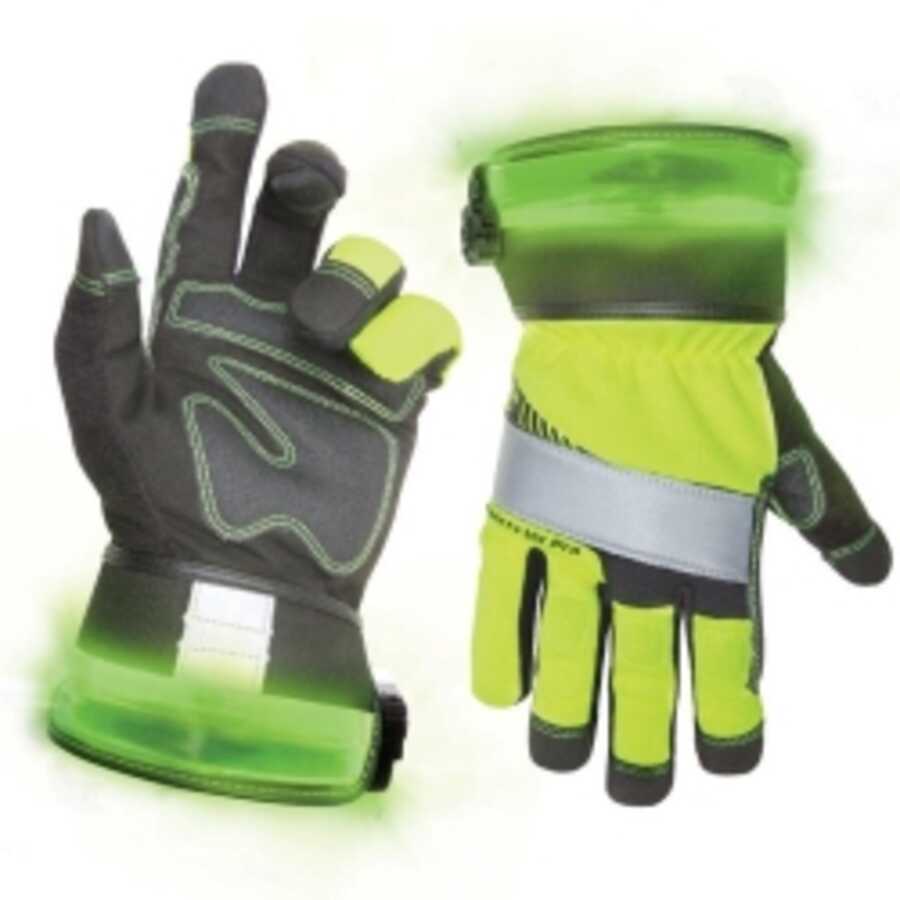 SAFETY PRO LIGHTED GLOVE MEDIUM