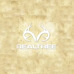 Realtree Antler Logo Die Cut Decal 4 x 6 WH