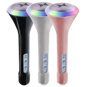 LED Karaoke MIC Rose Gold