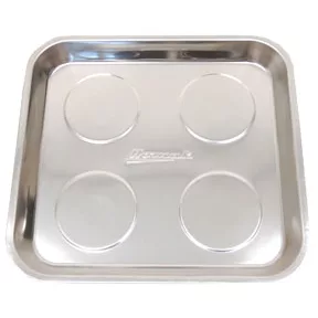 11" SQUARE SS MAGNETIC TRA
