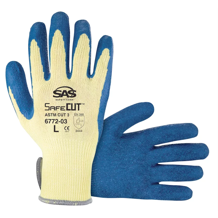 SAFECUT GLOVE LATEX XL