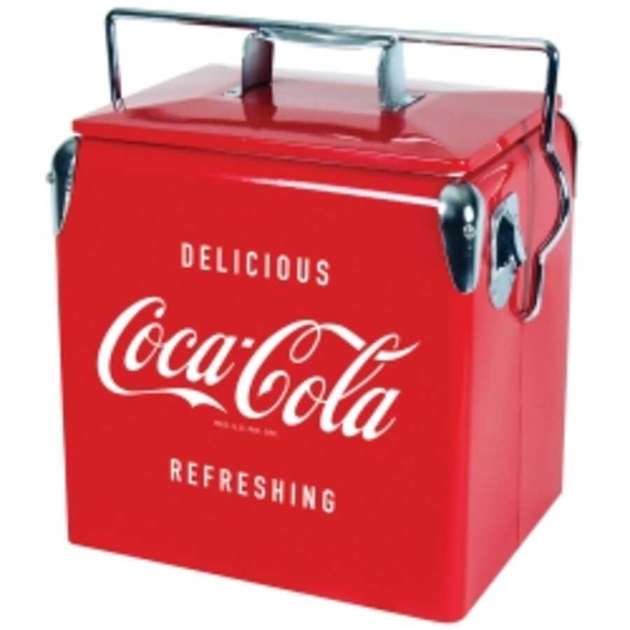 Coca Cola Vintage Ice Chest, 13 Liter, Retro
