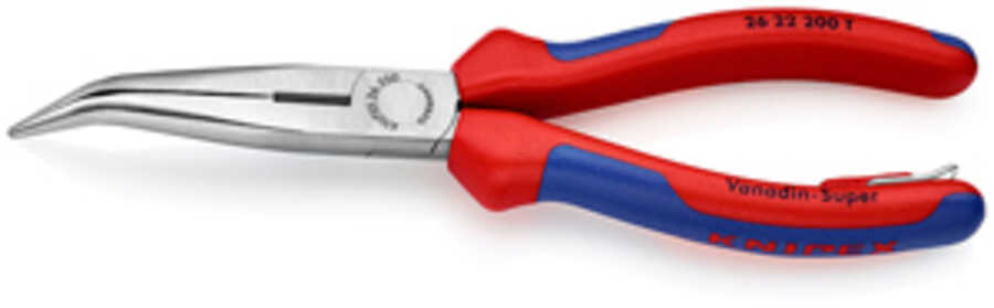 8" Angled Long Nose Pliers