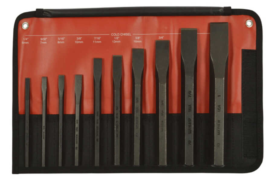 10 PIECE COLD CHISEL SET