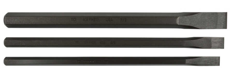3 PIECE XL COLD CHISEL SET