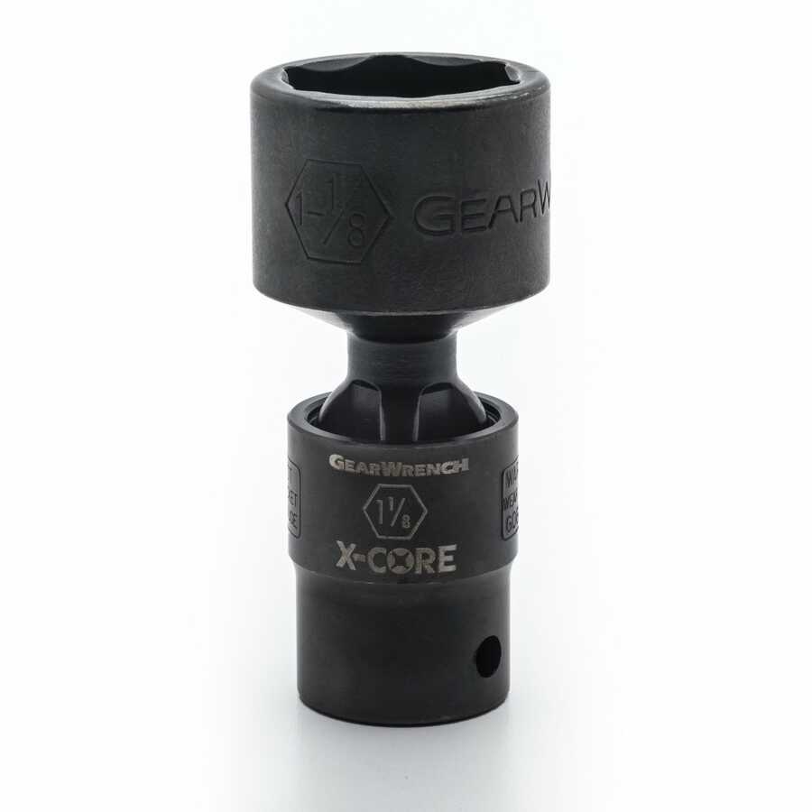 1/2" DRIVE 6 POINT STANDARD X-CORE™ PINLESS IMPACT UNIVERSAL MET