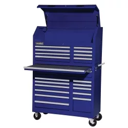 42" 20 Drawer Blue Tool Wall w/Ball bearings