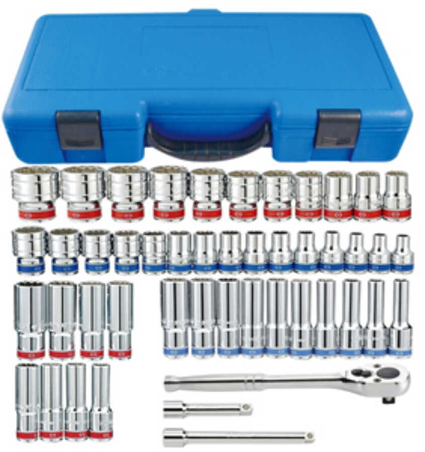 47 Piece 1/2" Drive Socket Set