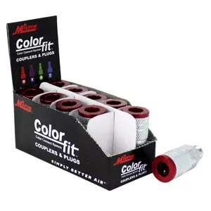 (image for) 1/4" NPTM Colorfit Couplers M