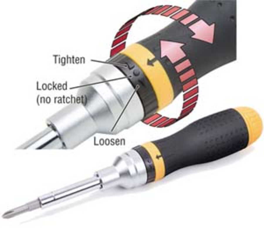 19 Pc Ratcheting Screwdriver