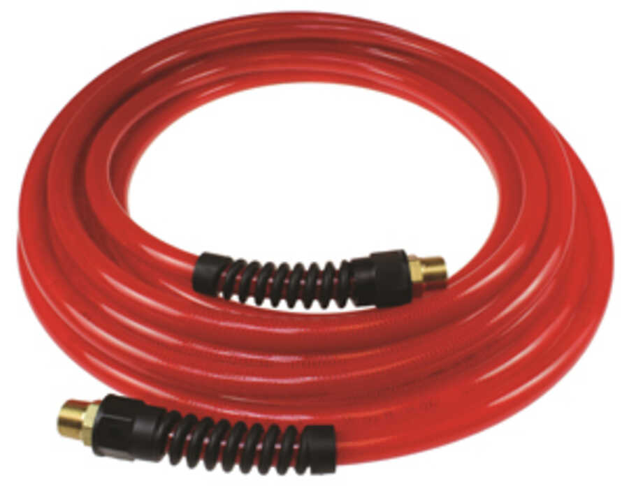 25' Red Flexeel Hose 1/4" MPT