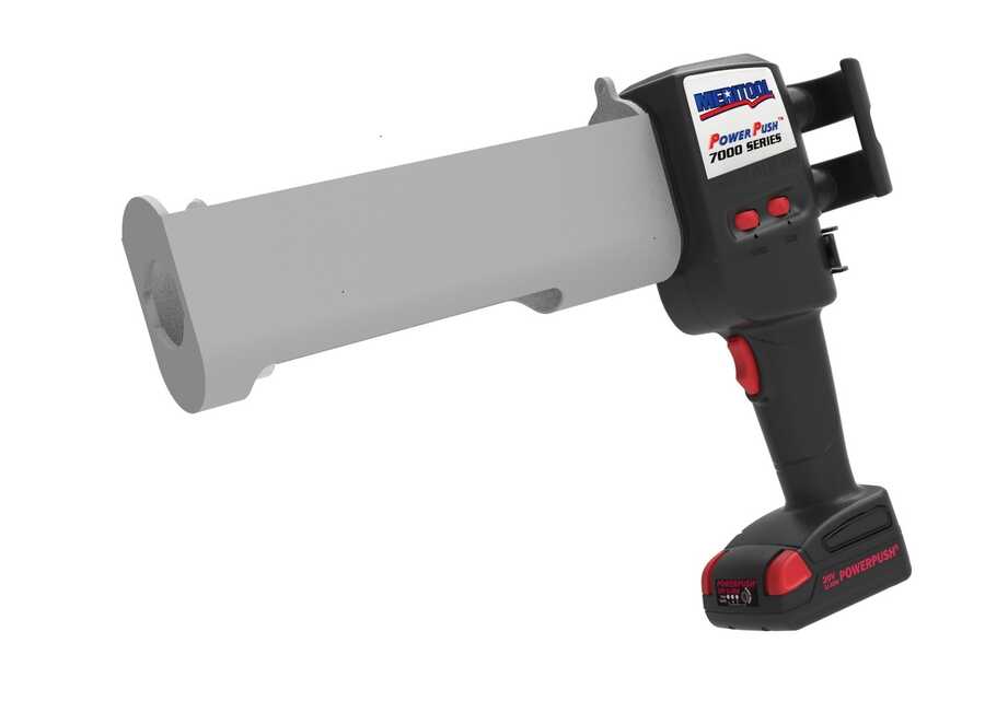 Powerpush by Meritool Two Component Cordless Epoxy Adhesive Dispenser Extended [280123] [7000