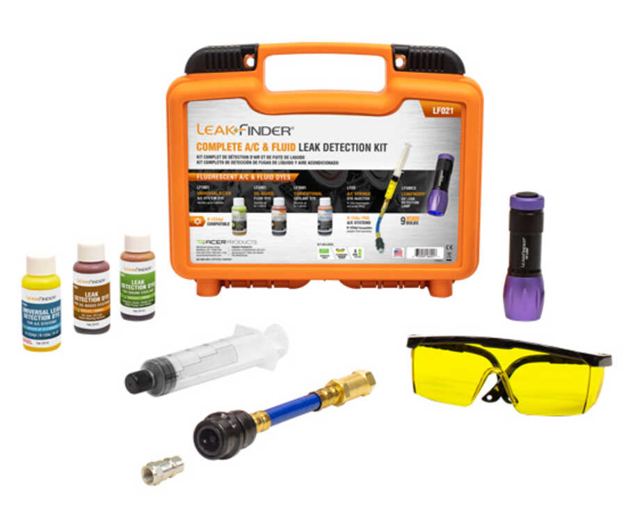 UNIVERSAL A/C AND FLUID UV LEAK DETECTION KIT