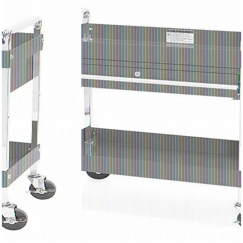 (image for) 2 Drawer 30" Service Cart With Locking Drawer, Red
