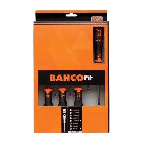 BAHCOFIT Screwdriver Set 8 Pieces (image for) BAHCOFIT Screwdriver Set 8 Pieces