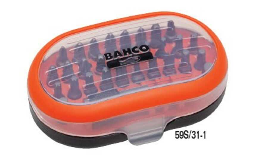 31 Piece Bit set in Plastic Case