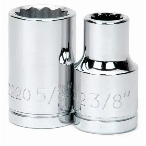 (image for) 1/2 Drive Shallow Socket, 12 point, 11/16