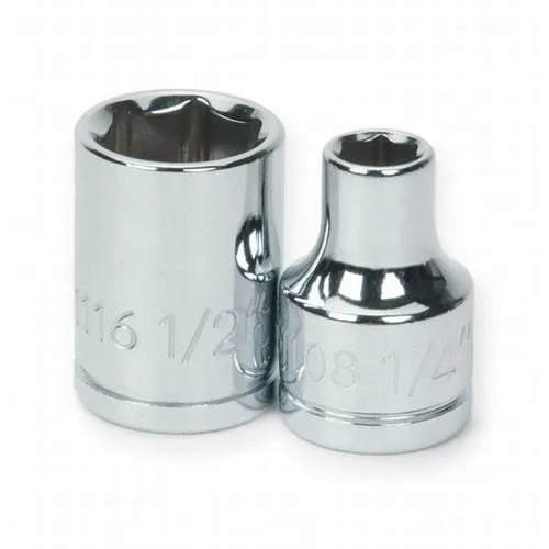 (image for) 3/8" Drive 6-Point Metric 17 mm Shallow Socket