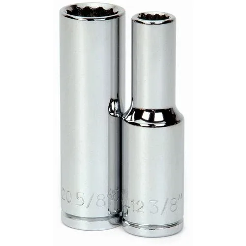 (image for) 1/2 Drive Deep Socket, 12 Point, 3/4