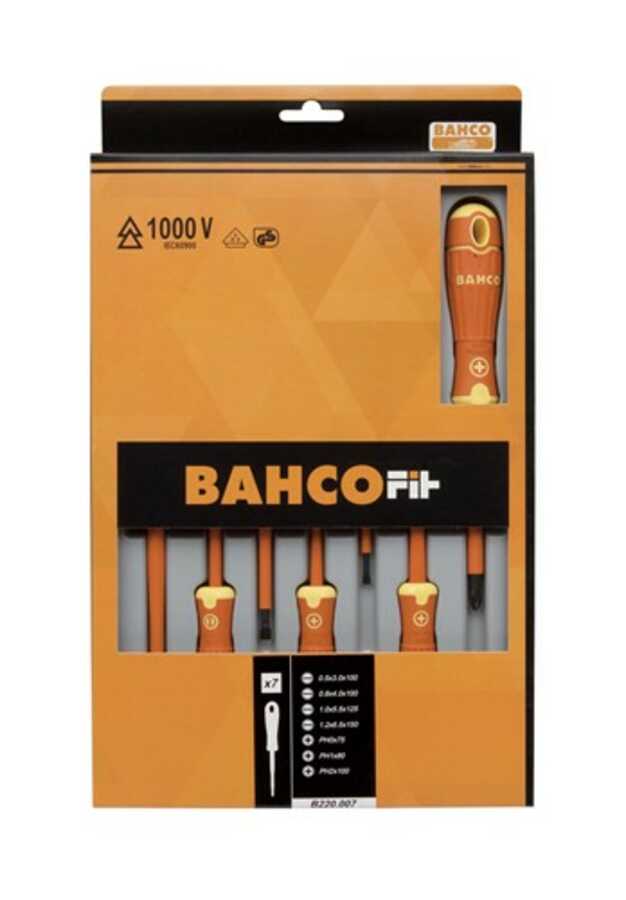BAHCOFIT Screwdriver Insulated Set 7 Pieces