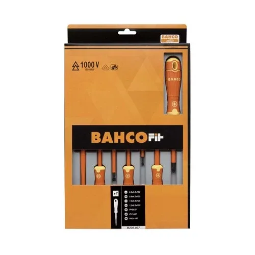 (image for) BAHCOFIT Screwdriver Insulated Set 7 Pieces