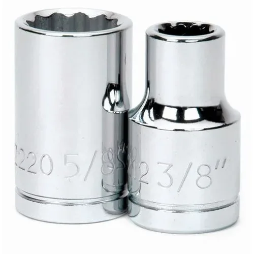 (image for) 1/2" Drive Shallow Socket 6 Point 11/16"