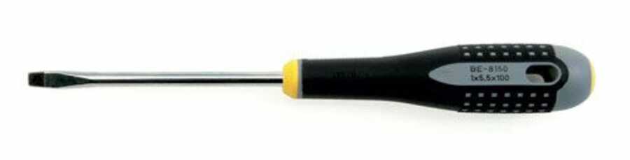 Screwdriver, Slot, Ergo Handle, 8-3/4 X 4 X 1/4