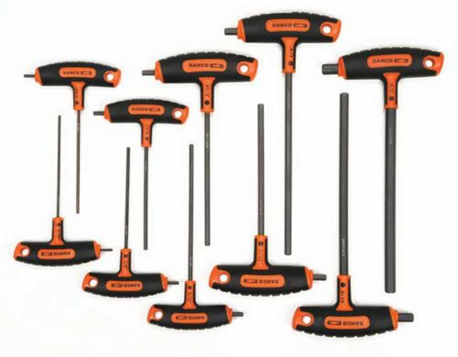 10 Piece, T Handle Set, SAE