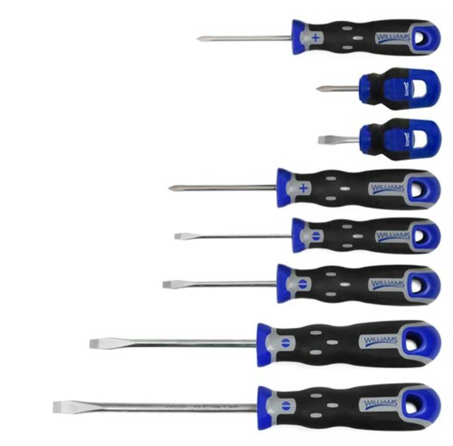 8 Piece Combination Screwdriver Set