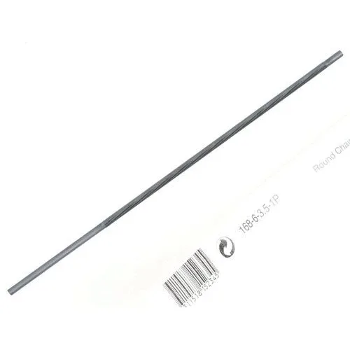 3 Pack 8" Round Chain Saw File 3/16" Diameter