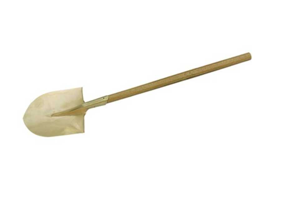 Non-Sparking Round Shovel Aluminum Bronze 290 mm