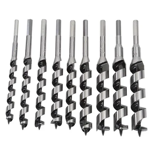 9 Piece Auger Bit Set 1/2"To 1" (image for) 9 Piece Auger Bit Set 1/2"To 1"