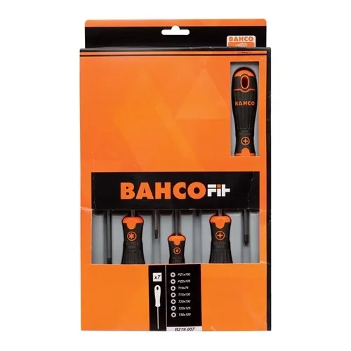 BAHCOFIT Screwdriver Set 7 Pieces (image for) BAHCOFIT Screwdriver Set 7 Pieces