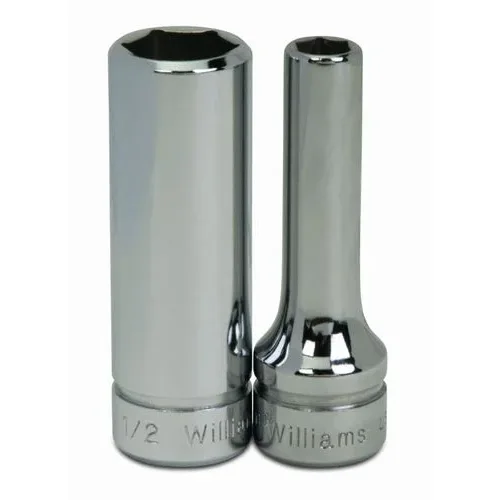 (image for) 3/8" Drive 4 & 8-Point SAE 7/16" Shallow Socket